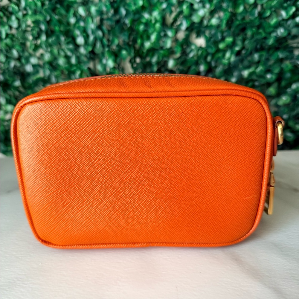 Prada Orange Mini Crossbody Bag Authentic - Picture 3 of 9